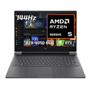 HP Victus 15-fb2082wm GAMING LAPTOP, AMD Ryzen 5-8645HS, 8GB RAM Memory, 512GB Solid State Drive, NVIDIA GeForce RTX 4050 6GB vRAM, 15.6" FHD IPS 144Hz Sceen, Windows 11